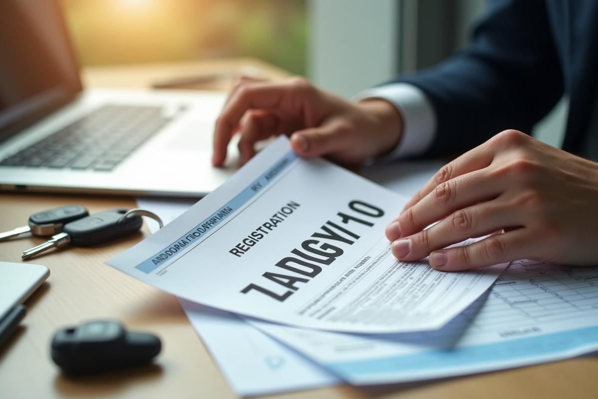 Mains tenant des documents d
