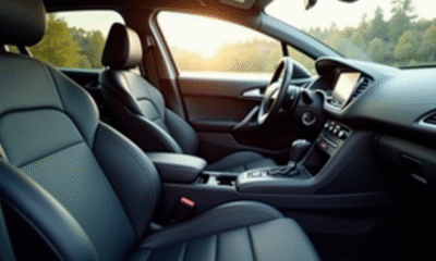 Intérieur de la Peugeot 308 2015 vue depuis le passager